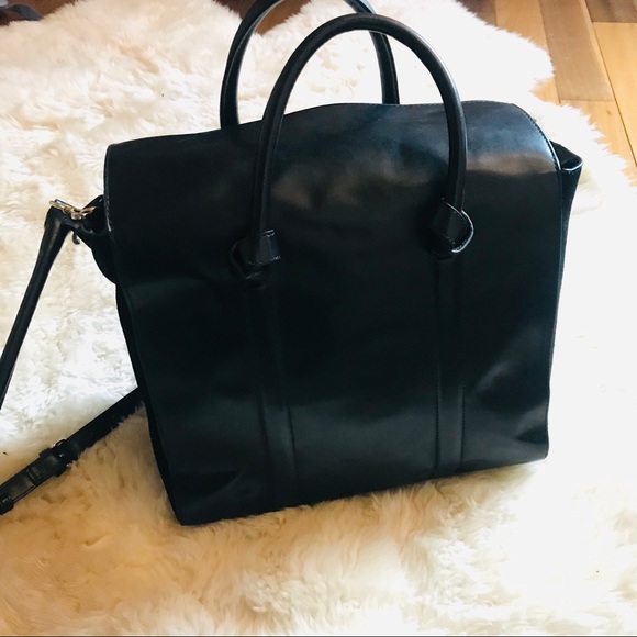 Zara Handbags - Zara Vegan Leather/Suede Handbag